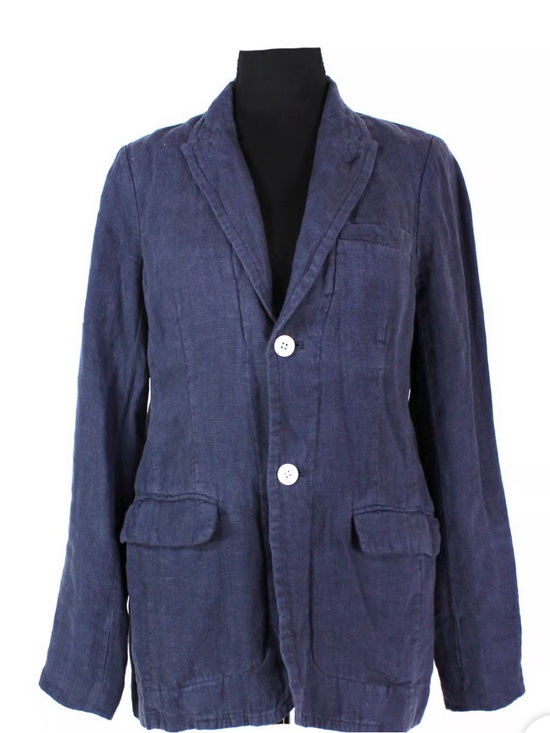 Jackets & Blazers - Alex Mill Linen Navy Blazer Size XS